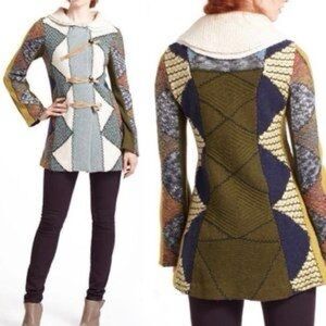 Charlie & Robin Harlequin Sweater Coat